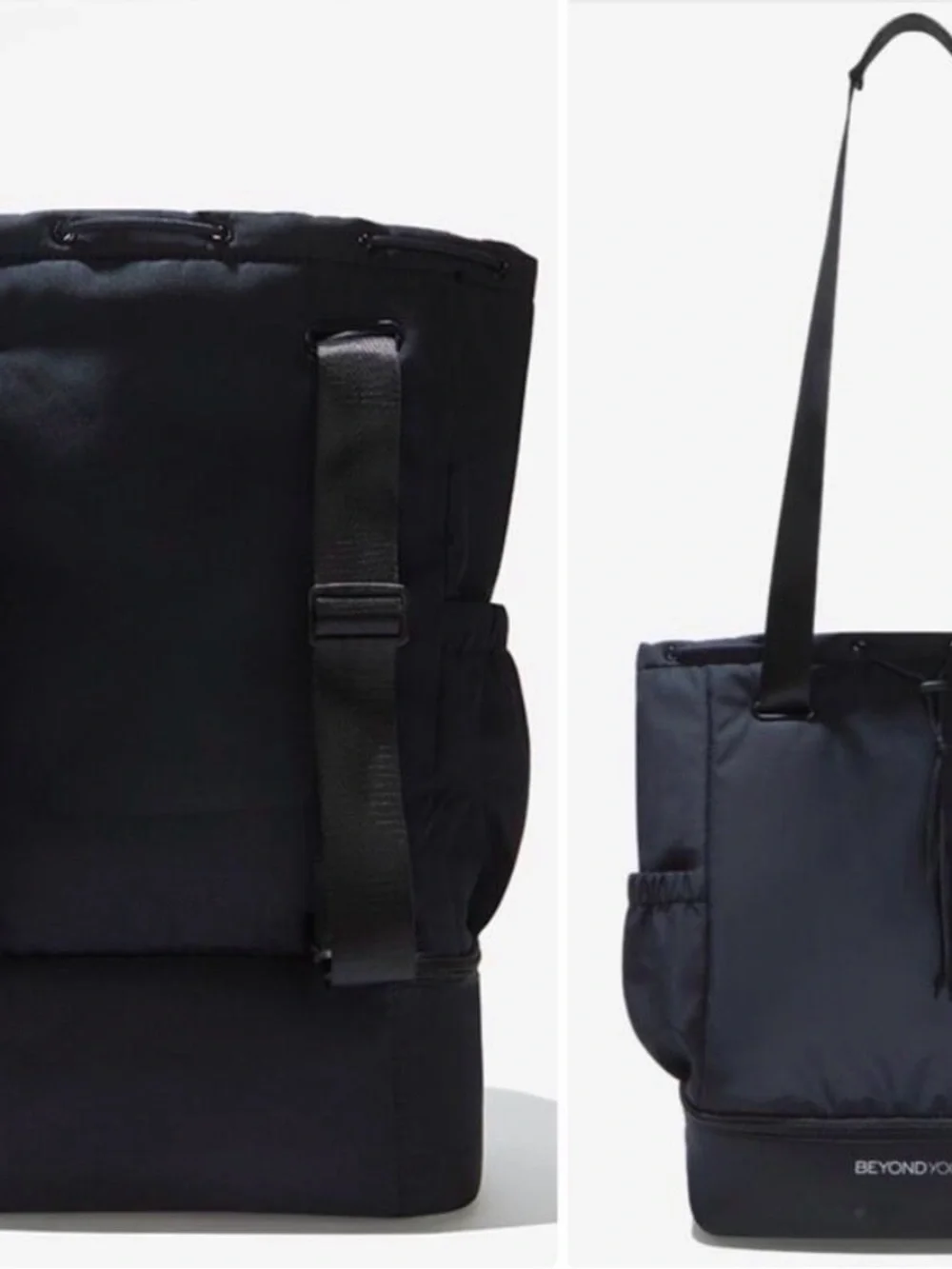 BEYOND YOGA Black Convirtable  Backpack Tote NWT